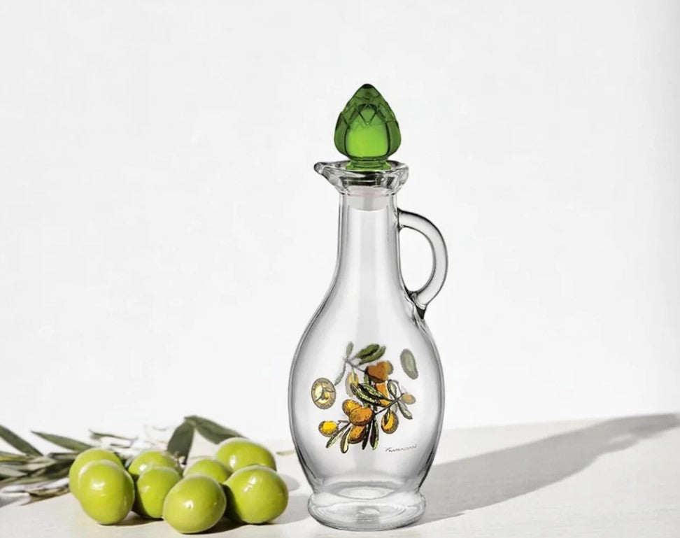 Decorated Glass Oil Bottle 250 ml