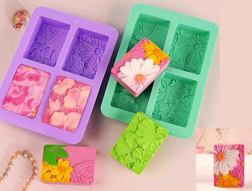 Flower Blossom Silicone Mold for Soap