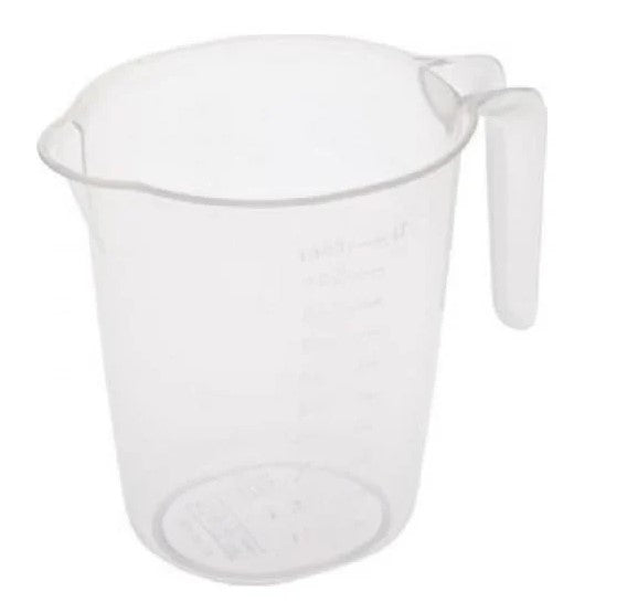 Oval Plastic Measuring Cup 1 lt