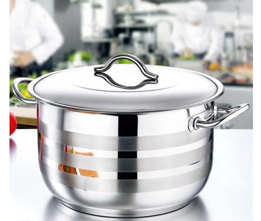 OMS Stainless Steel 18/10 Casserole 40 cm 25.5 L