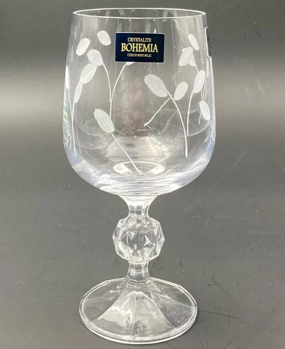 KLAUDIE STERNA ENGRAVED STEMWARE 230 ML X6