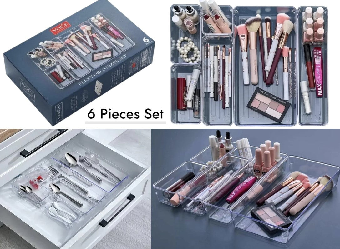 Acrylic Flexi 6 pieces Organizer Set