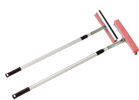 Window Cleaner with Sponge and Squeegee