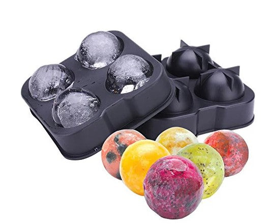 Silicone Ice Sphere Mold with 4 cavities