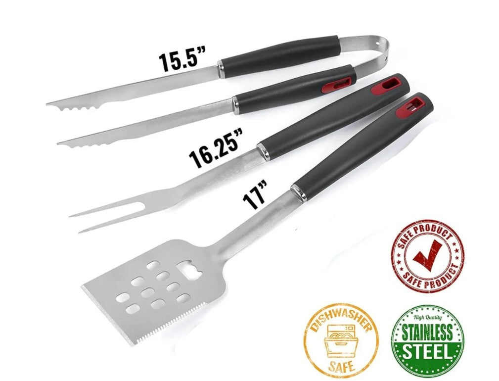 Set of 3 High Quality BBQ tools