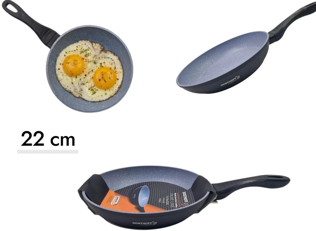 DOSTHOFF VALUE FRYING PAN BLACK 22 CM
