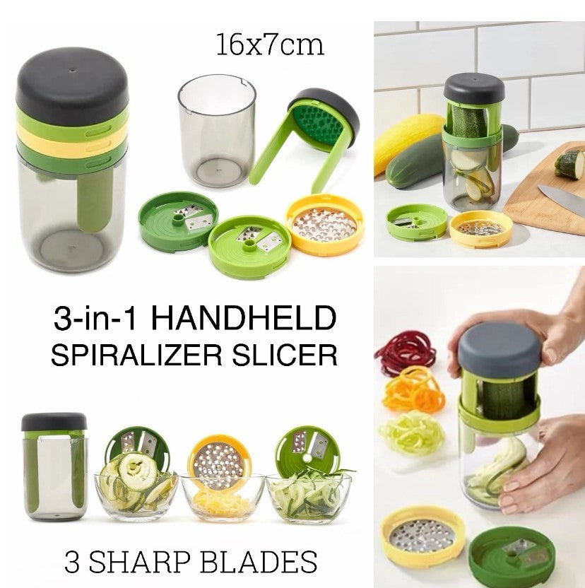 3-in-1 Spiralizer Slicer