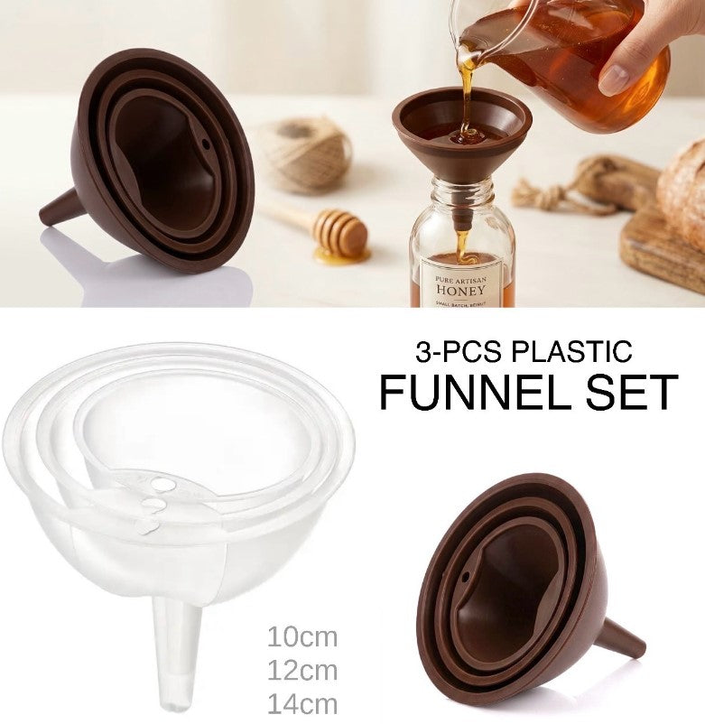 3-Pcs Funnel Set
