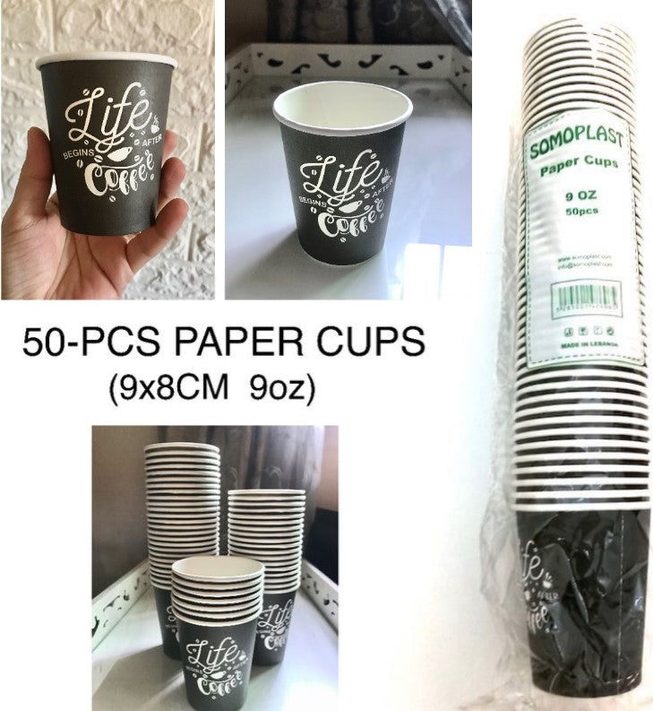 50-Pc Paper Cups