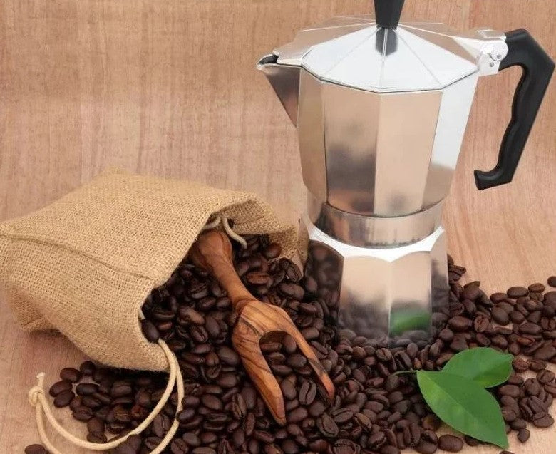 2 levels coffee pot