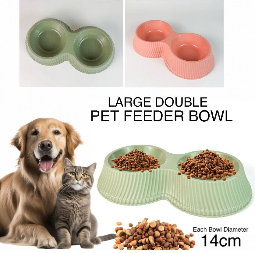 Pet Feeder Bowl (Pink)