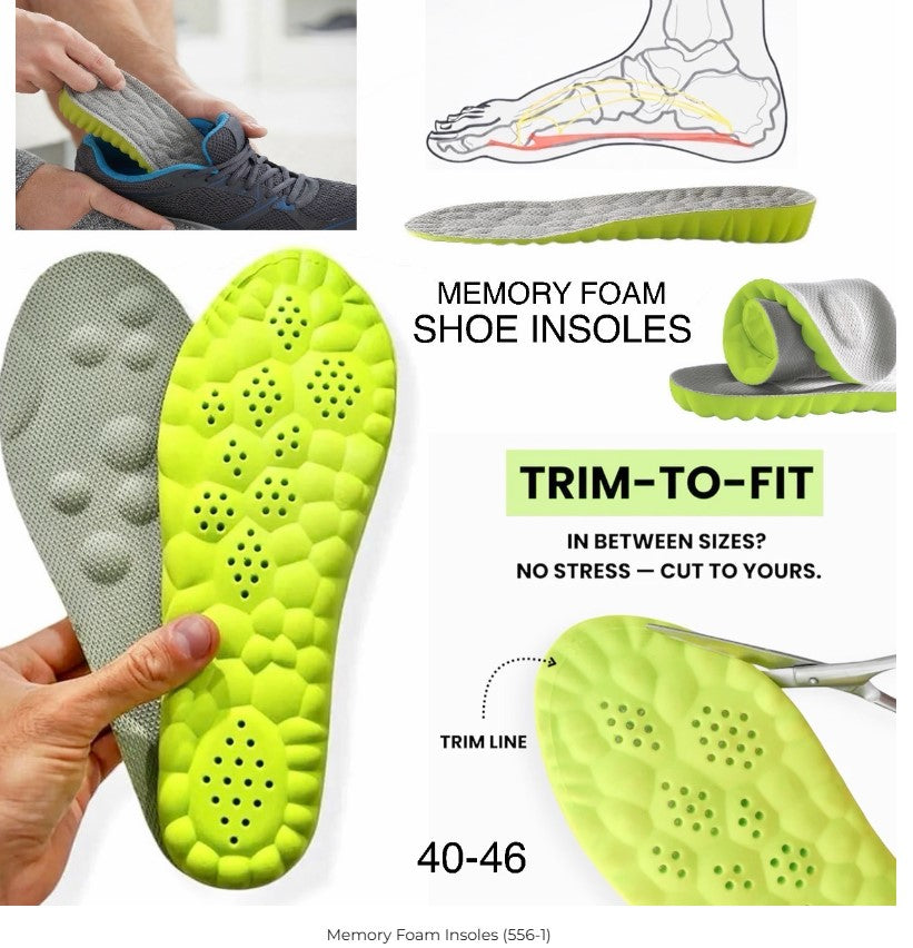 Memory Foam Insoles (556-1)