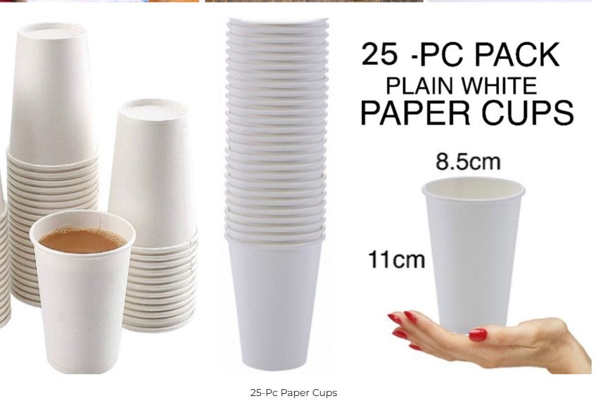 25-Pc Paper Cups