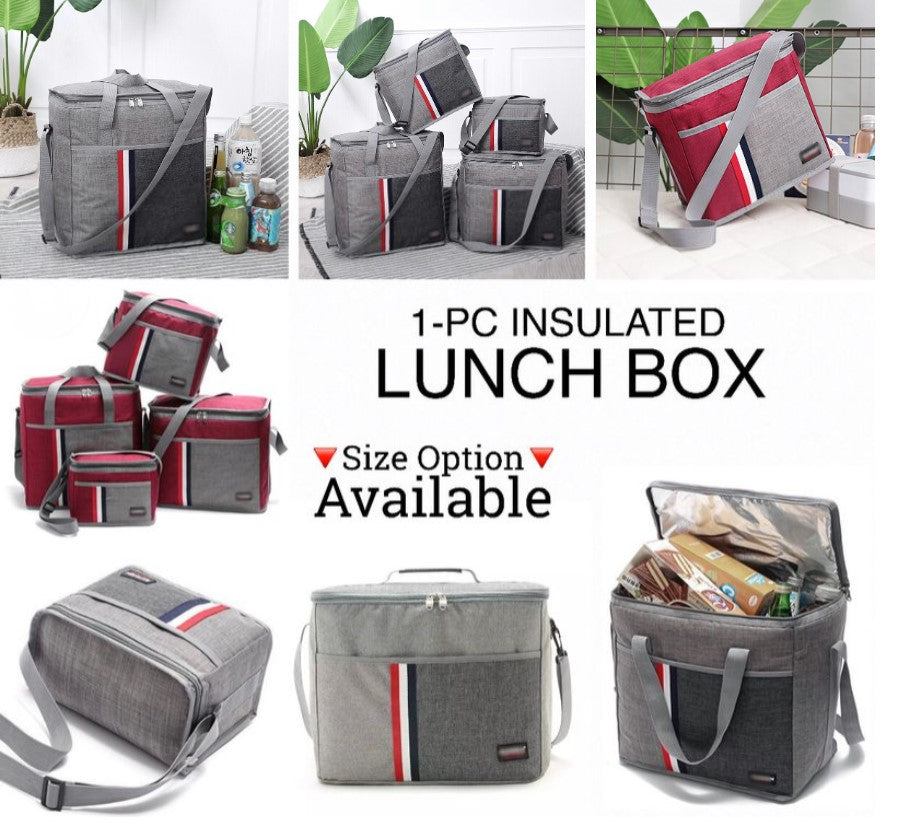 Insulated Lunch Bag (Burgundy)