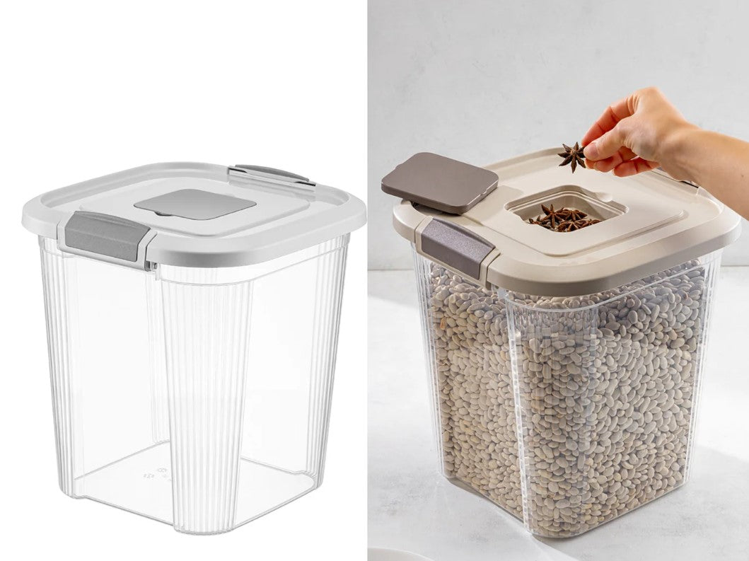 Square Plastic Royal Box 12 Lt with Anti Weevils Box
