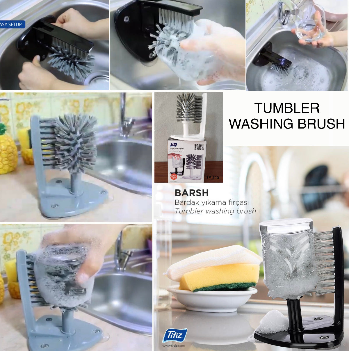 Tumbler Washing Brush