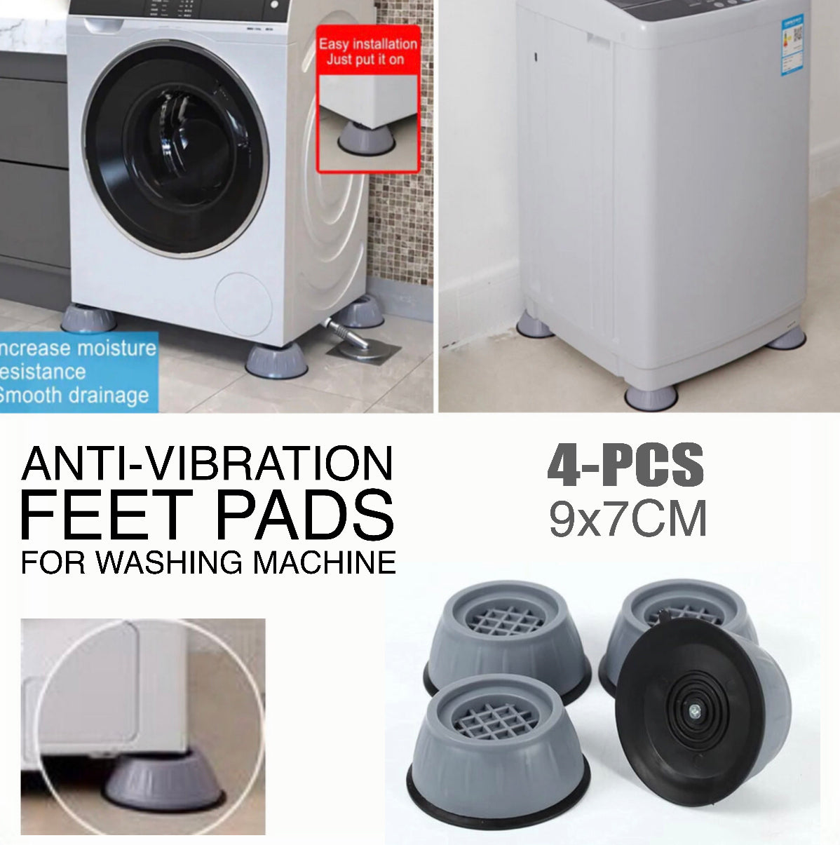 Washing Machine Supports