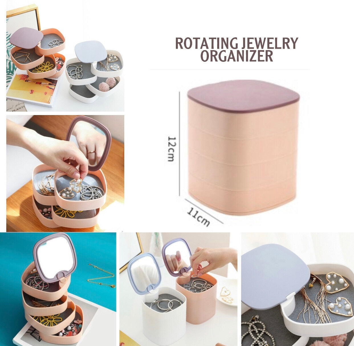 Rotating Jewelry Organizer