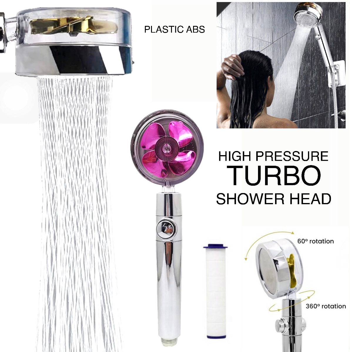 Shower Head w/Filter