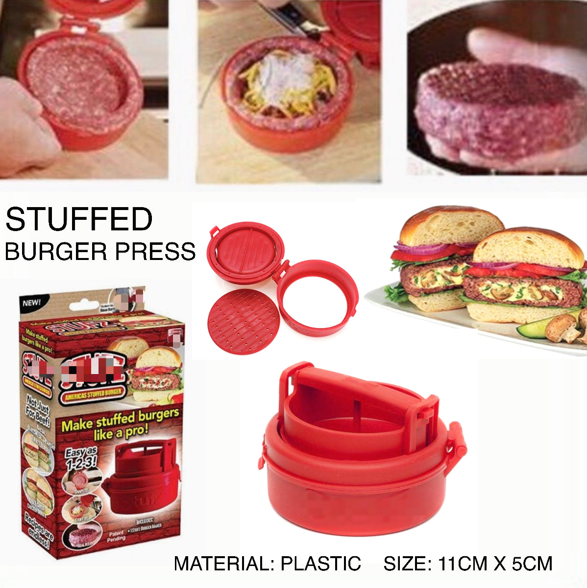 Stuffed Burger Press