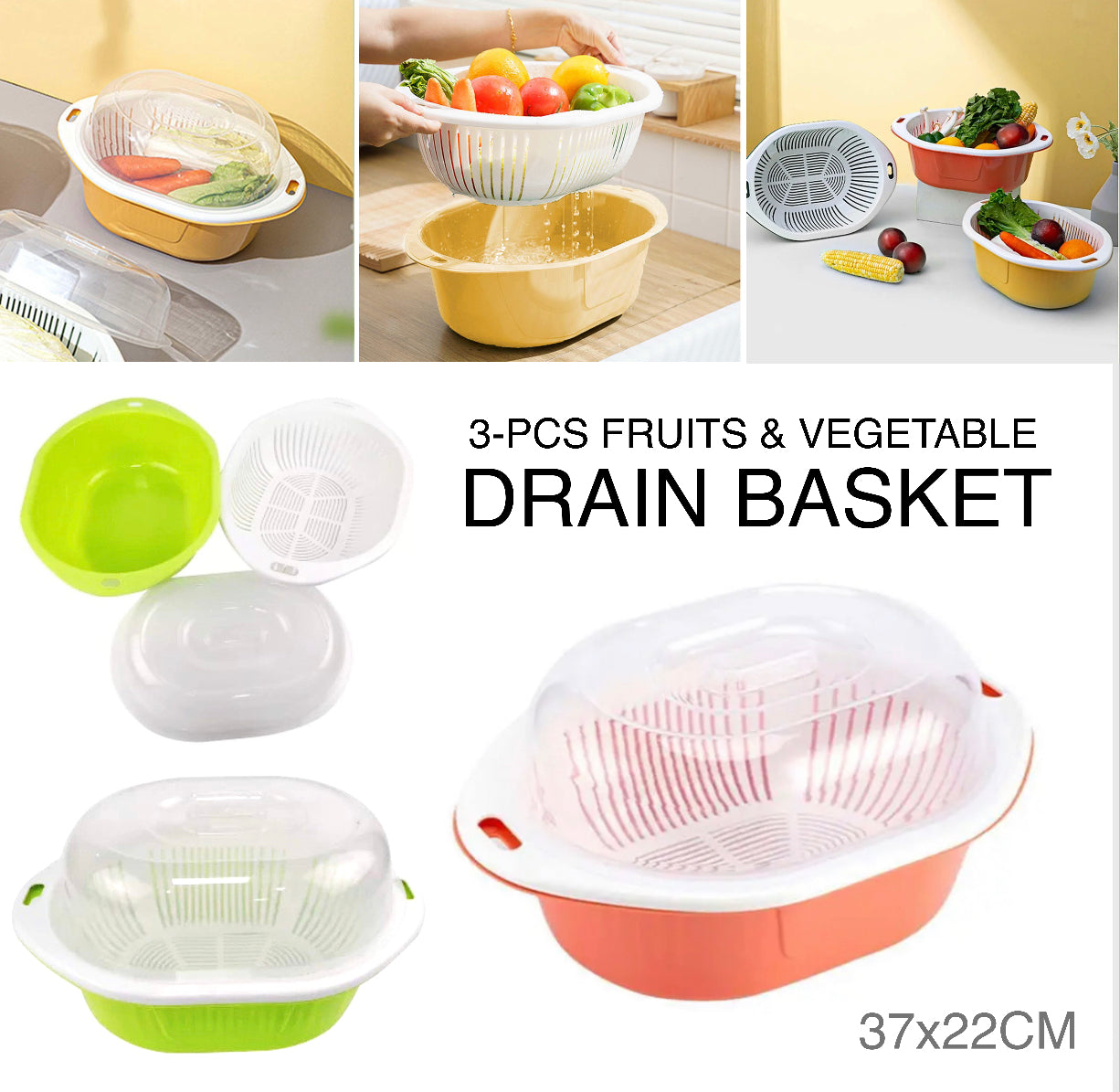 Drain Basket Set