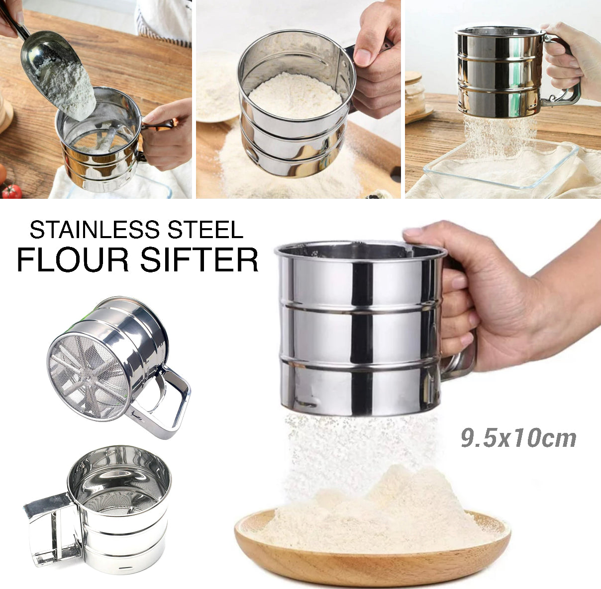 Flour Sifter (9.5x10cm)