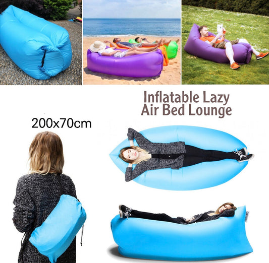Inflatable Lazy Bed (Orange)