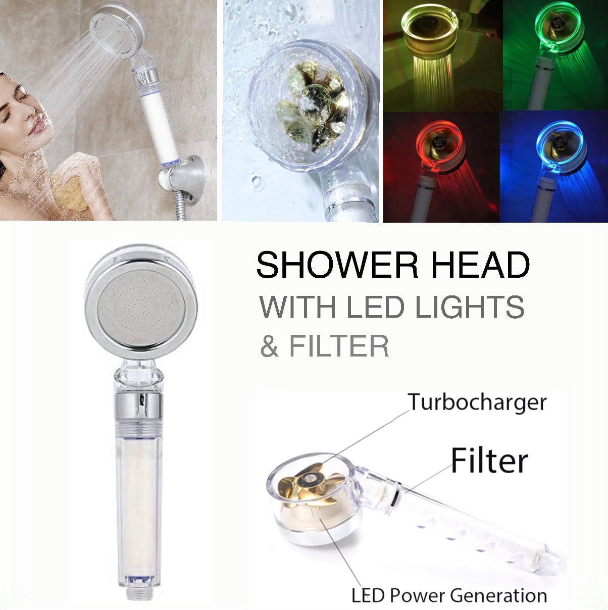 Lightening Shower Head