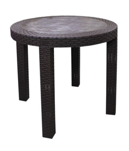Laura Round Rattan Table