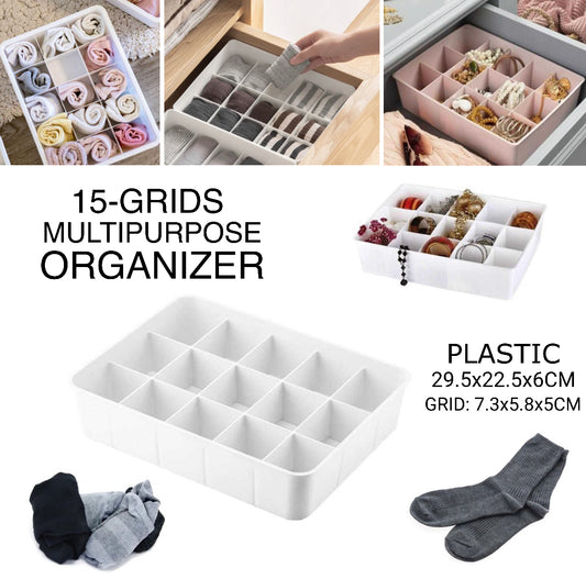 15-Grid Organizer (Pink)