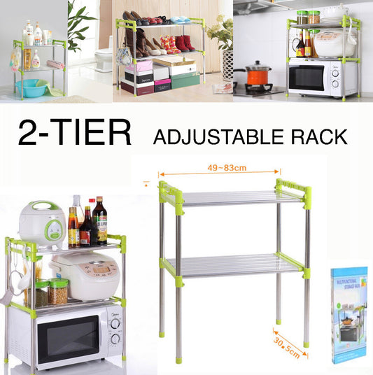 2-Tier Adjustable Rack