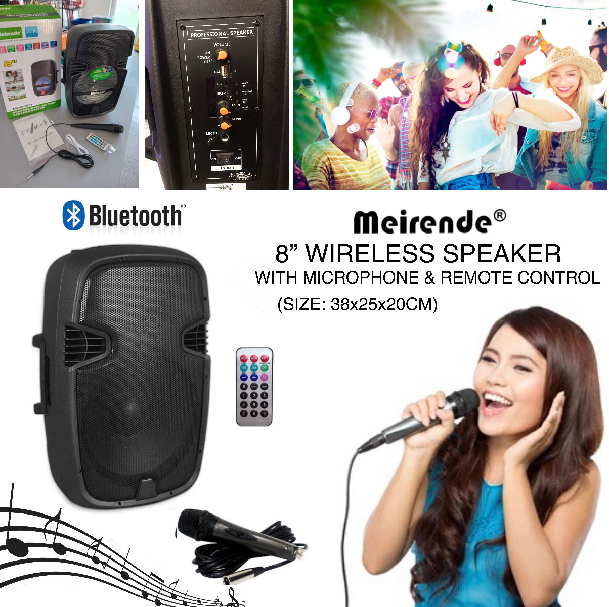 8” Wireless Speaker