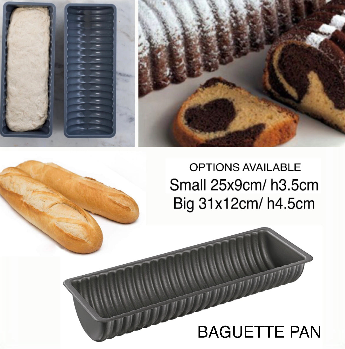 Baguette Pan (Buy 1 Get 1 Free)