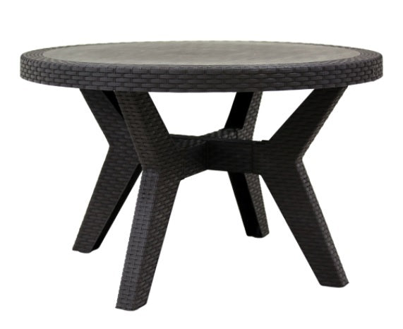 Andora Bridge Round Rattan Table