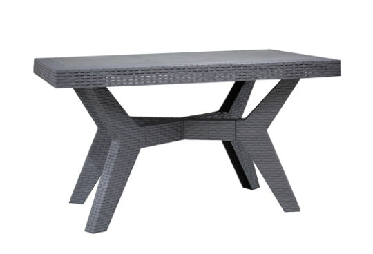 Aura Bridge Rattan Table