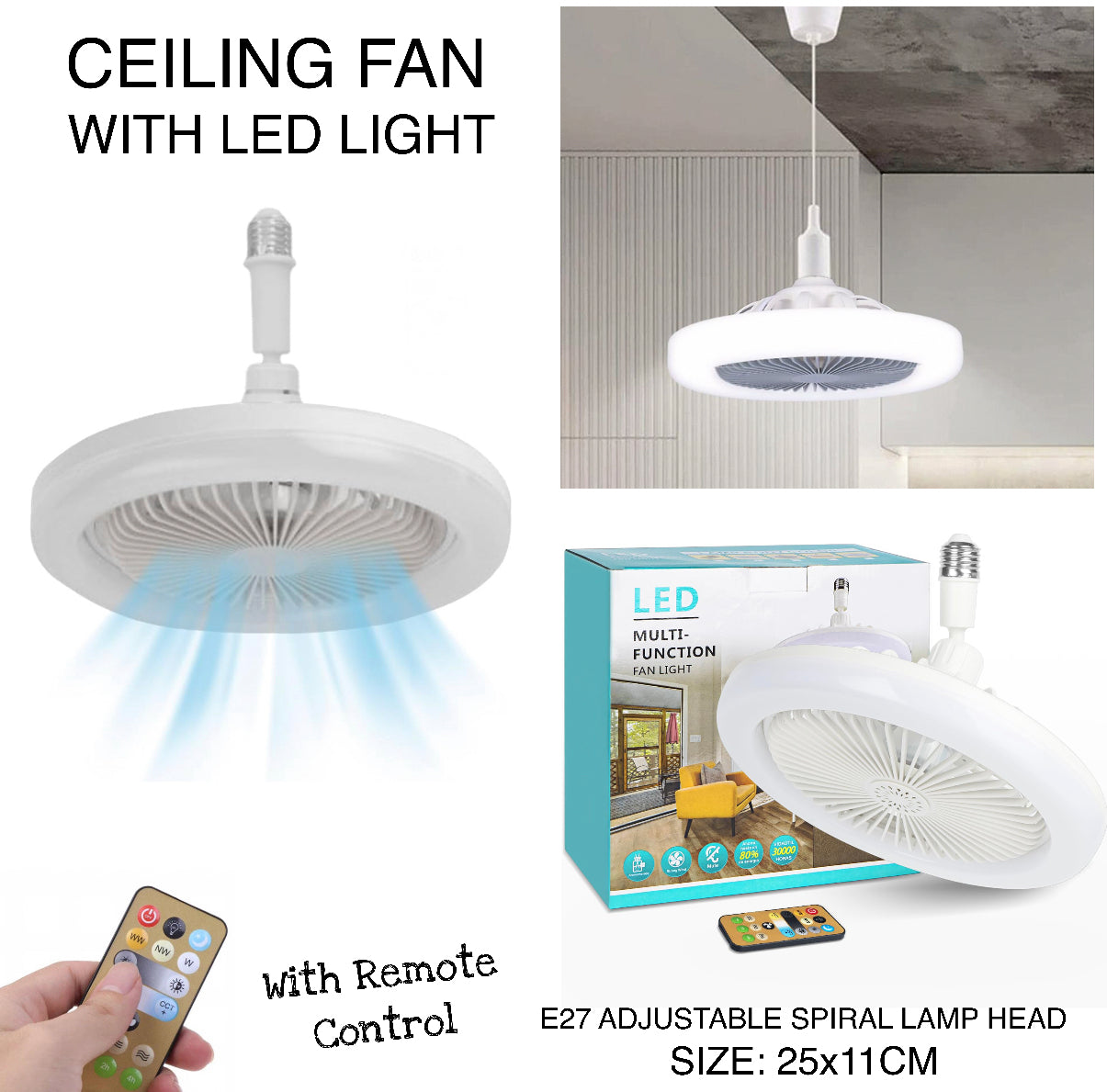 Ceiling LED Fan