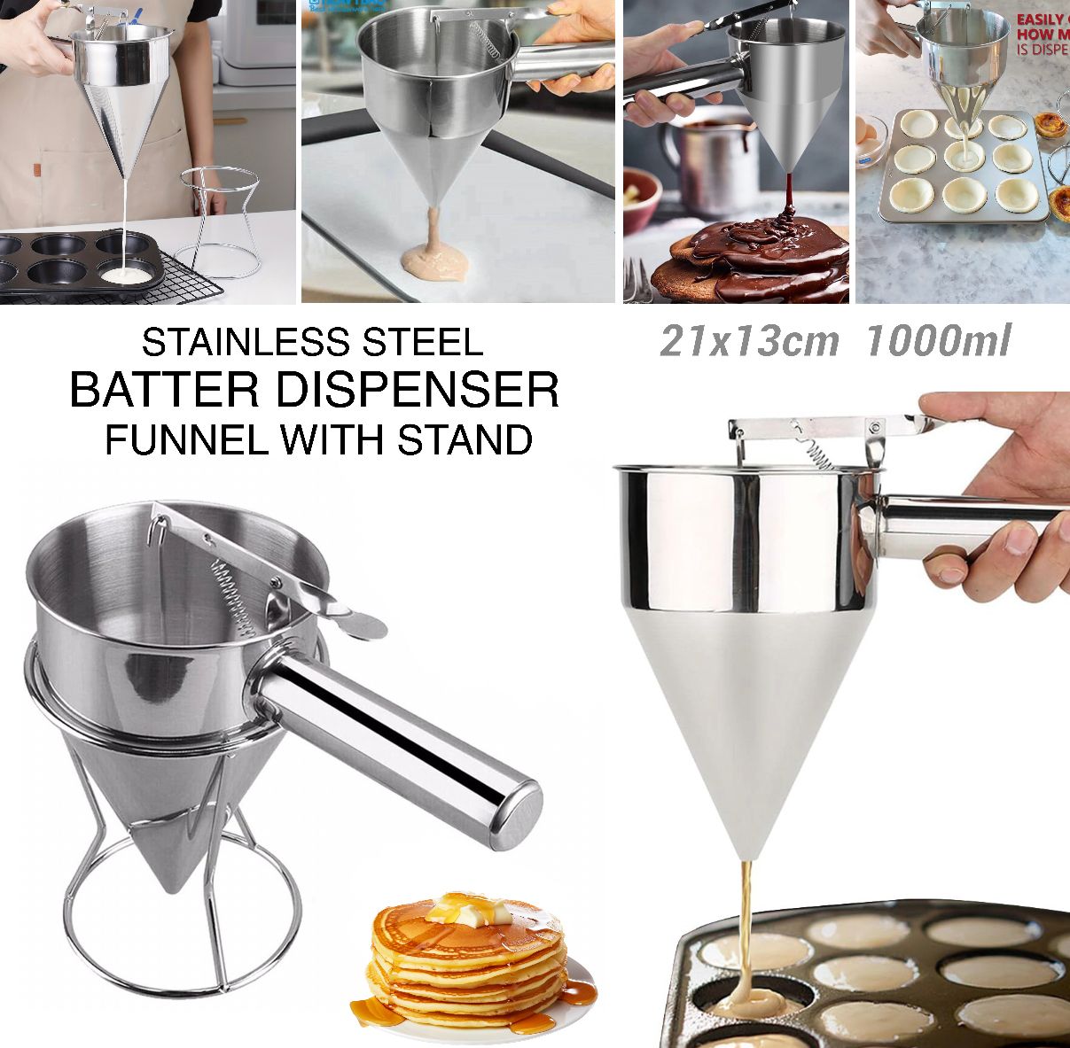 Batter Dispenser Funnel