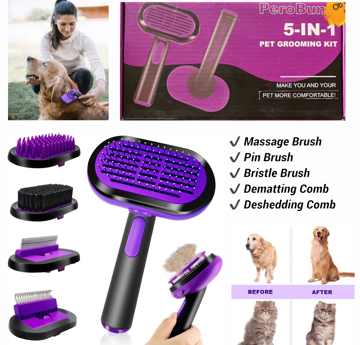 Pet Grooming Kit