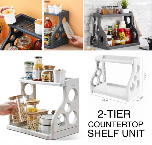 2-Tier Shelf Unit