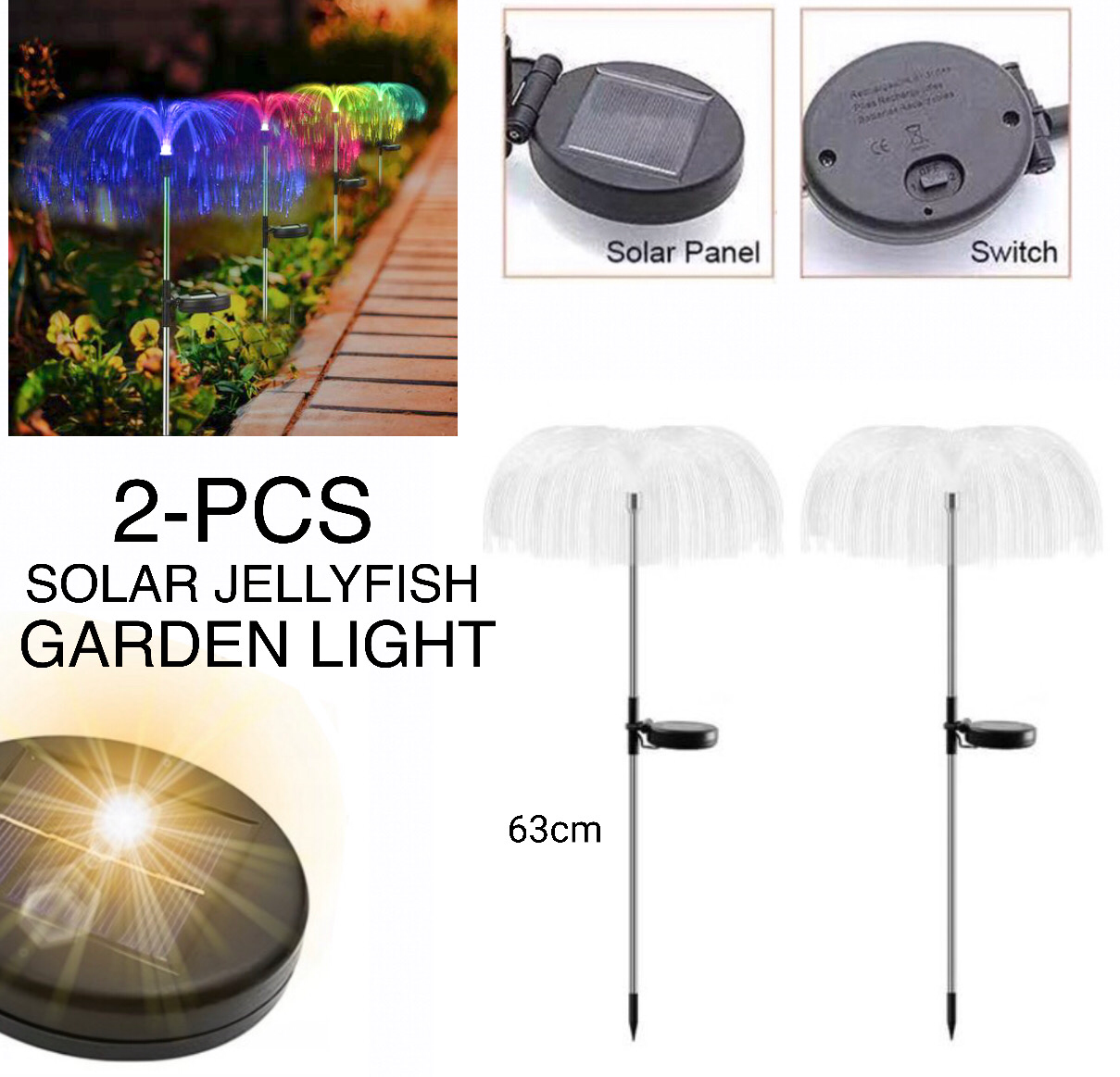 Solar Jellyfish Lights