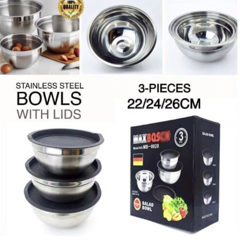 3-Pcs Bowls Set
