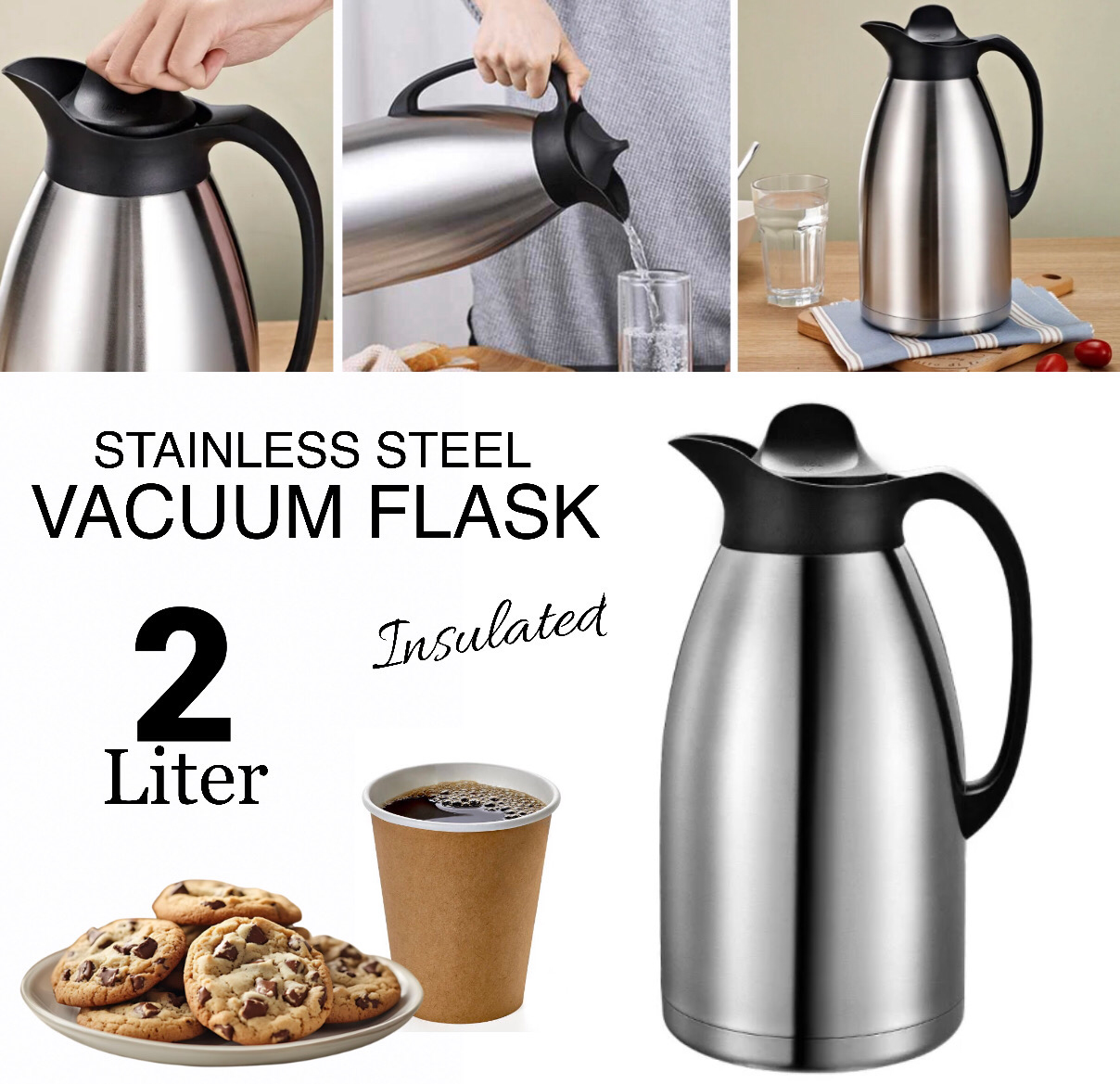 2L Vacuum Flask