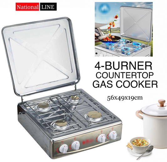 4-Burner Gas Cooker