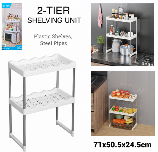2-Tier Shelving Rack