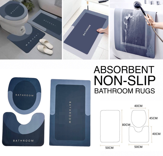 Absorbent Bathroom Rugs
