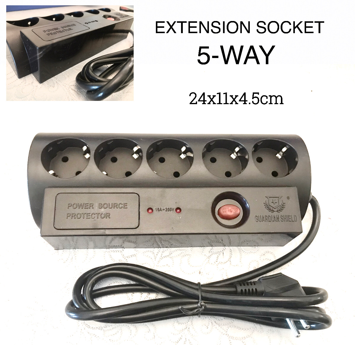 5-Way Extension Plug