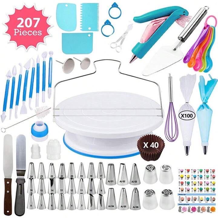 207-Pc Cake Decorating Set