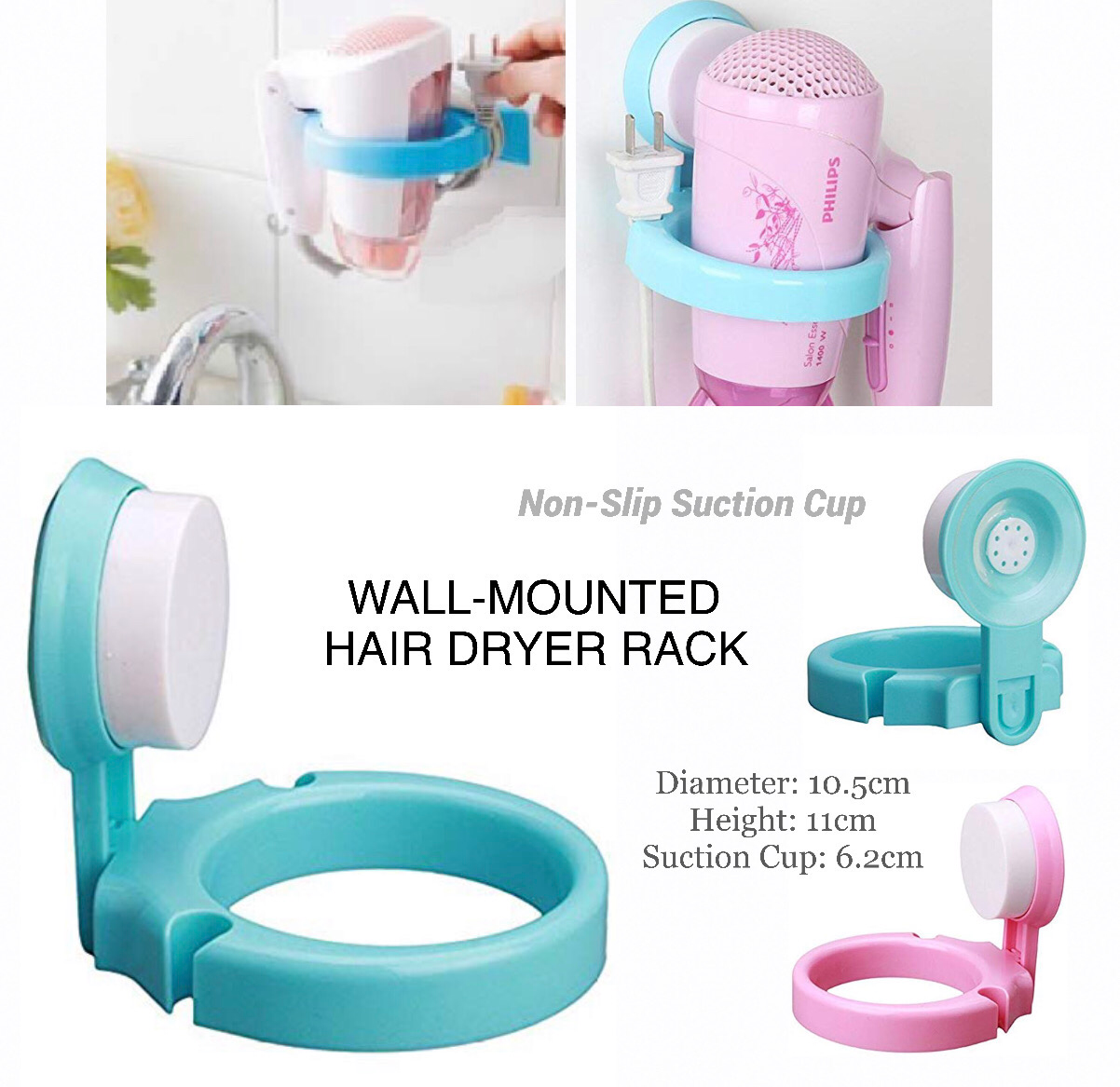Hair Dryer Rack