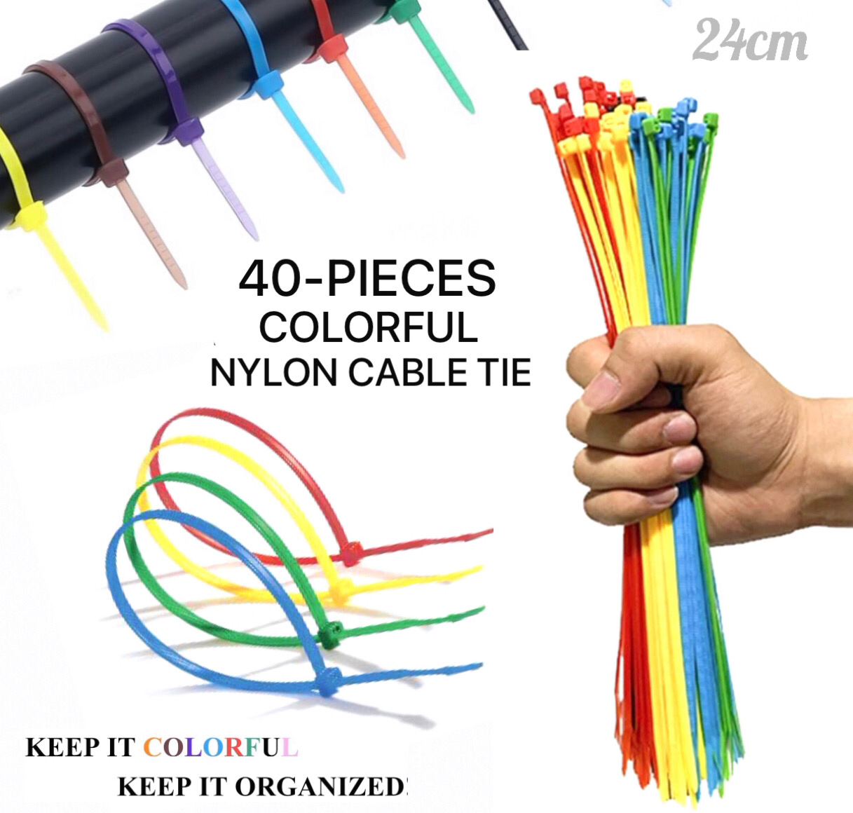 Nylon Cable Tie (Colorful)