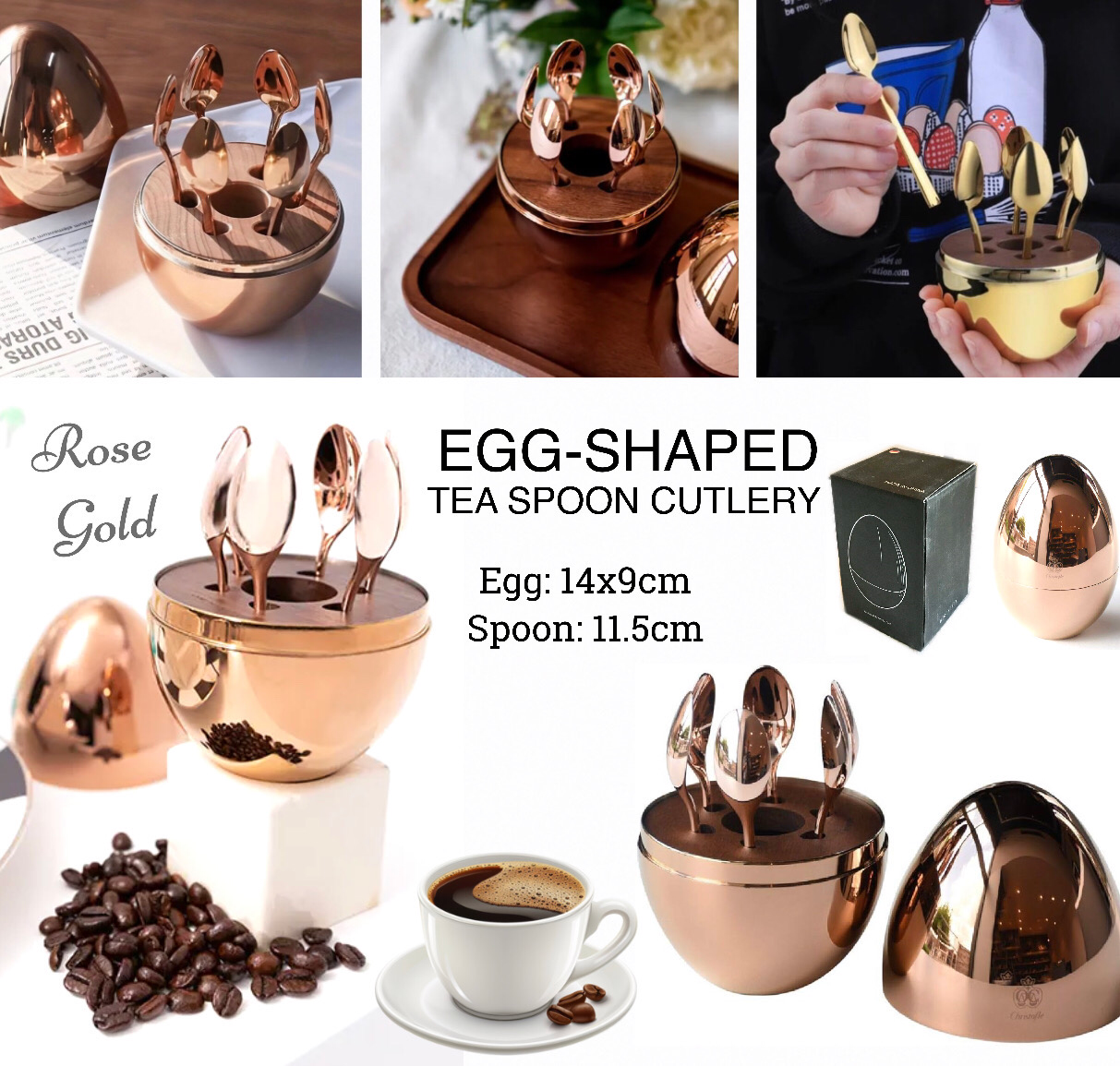 Tea Spoon Egg Cutlery